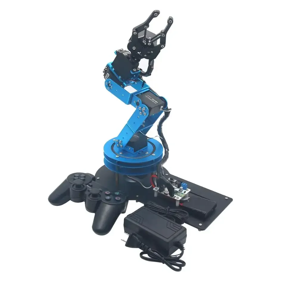 Unassembled 6DOF Mechanical Robotic Arm with 6PCS Digital Servo And PS2 Handle Control 54671