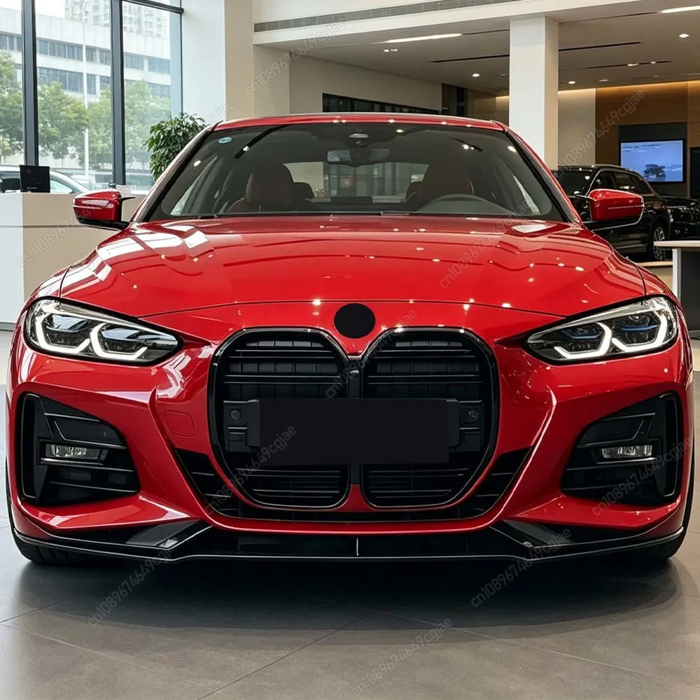 

Car Front Bumper Kidney Grille Glossy Black Racing Grille For BMW 4 Series G26 4-Doors Gran Coupe 2021-2024 With ACC Body Tuning
