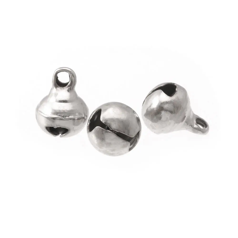 6MM to 25MM Antique Bronze Brass and Steel Bell Charms End Beads Charms Really Bell Beads Diy Jewelry Findings Accessories