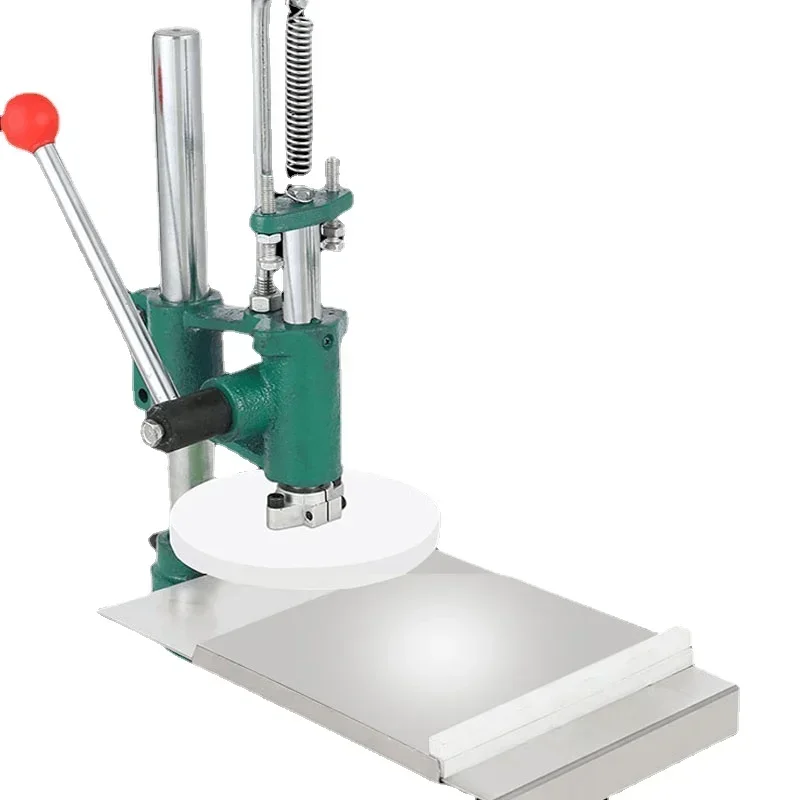 Pressa per impasto pizza afferrare a mano torta piatta biscotti carne clip rotonda manuale pressata a mano pneumatica commerciale