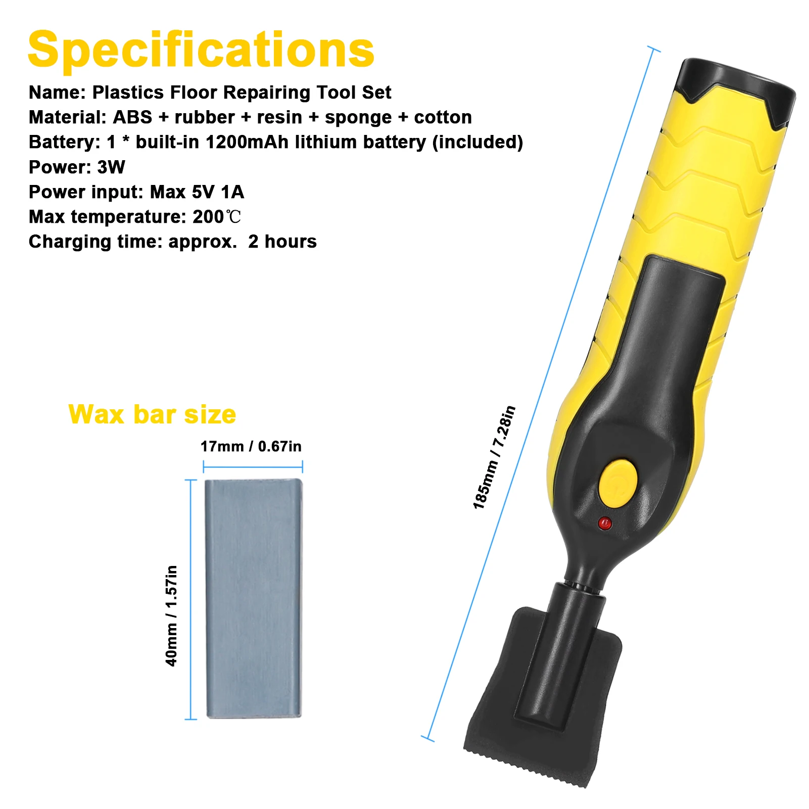 

Wood Floor DIY Repairing Tool Set Multifunction Furniture Repairing Tool Set Scratch Nail Hole Crack Filler Tool Set Household