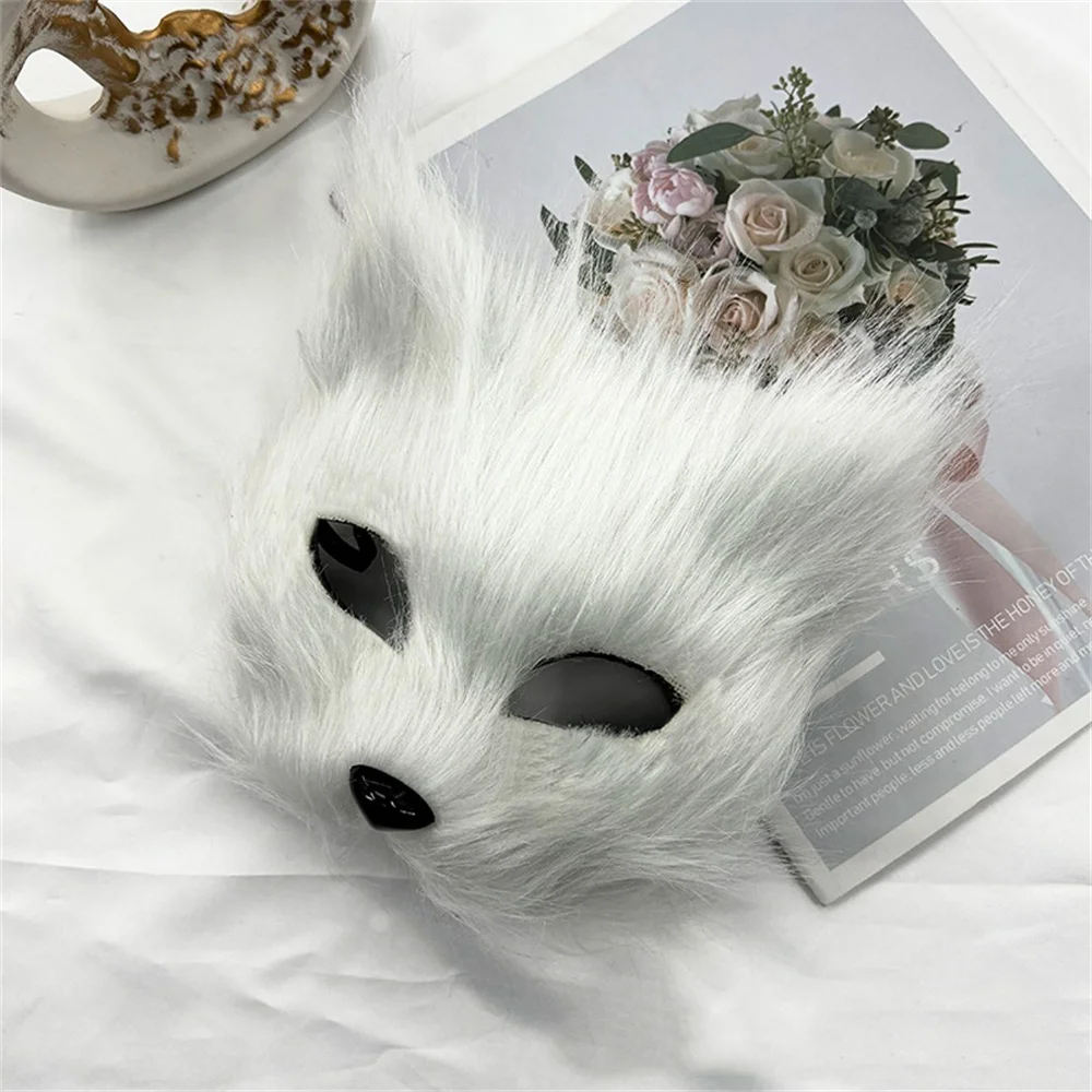 Cosplay Maske Plüsch halbe Gesichtsmaske Kostüm Prop Sexy Party Maske für Maskerade Halloween Cosplay