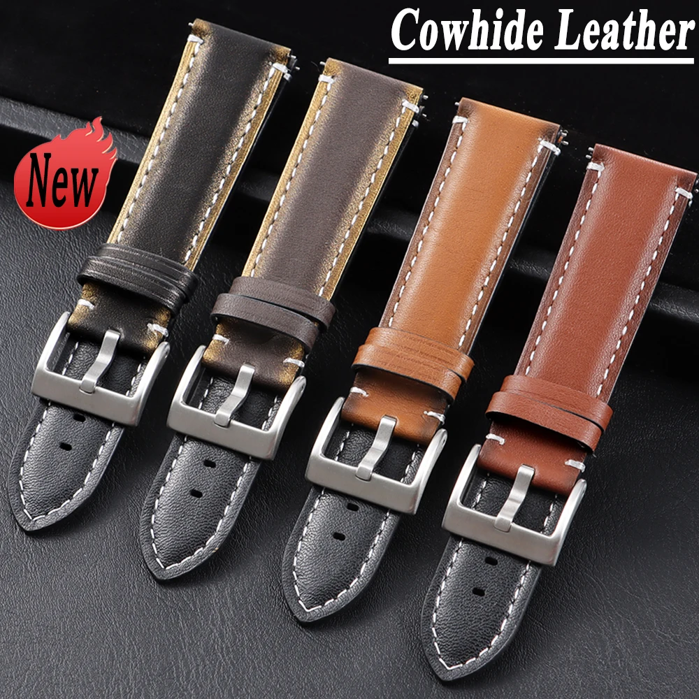 Vintage Cowhide Lea… - image