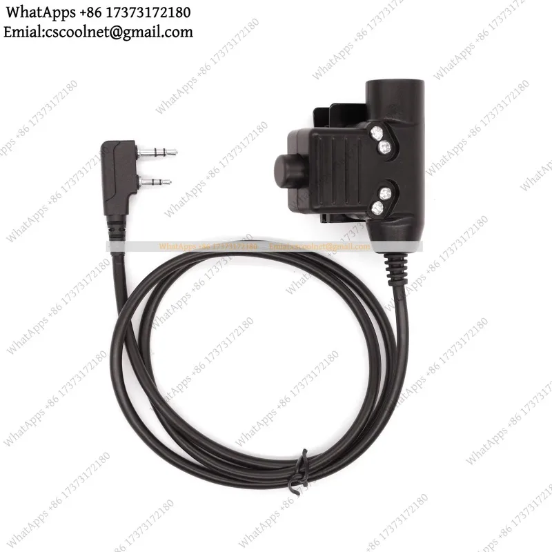 Socket Assembly Adapter U94 PTT System for Baofeng DM32 UV82 UV-5R BF-888S Kenwood Civilian Wired