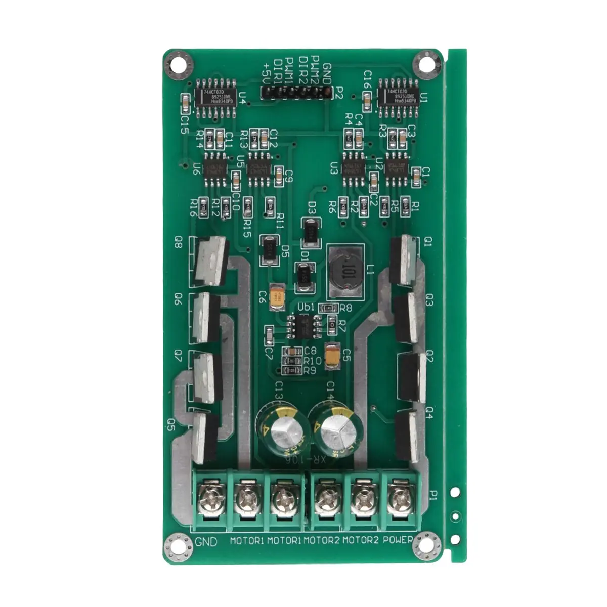 【Motor Parts】 Dual Motor Driver Module Board H-Bridge DC MOSFET IRF3205 3-36V 10A Peak30A