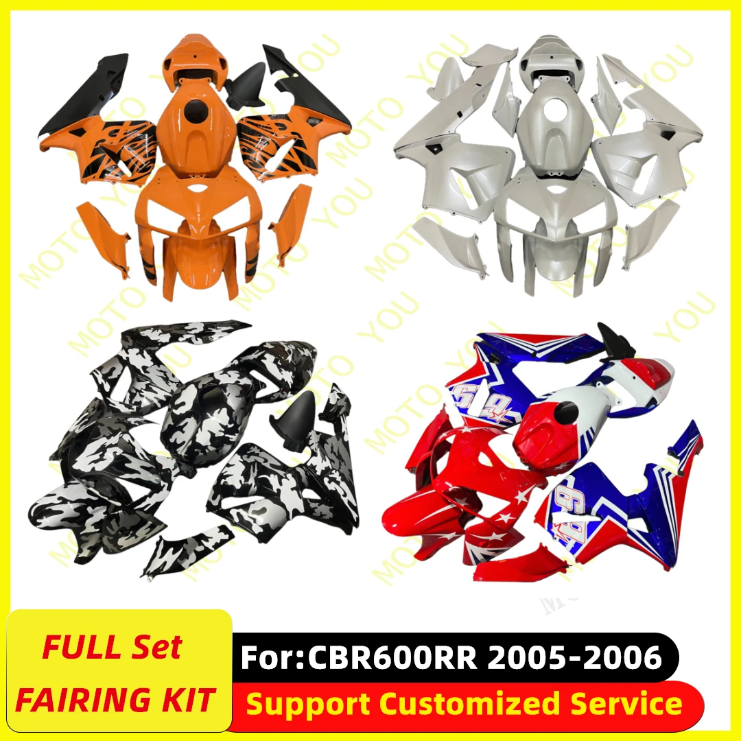 

Motorcycle full Fairing Kit fit for HONDA CBR600RR F5 CBR 600RR CBR600 2005 2006 05 06 Bodywork fairings kits Plastic set zxmt
