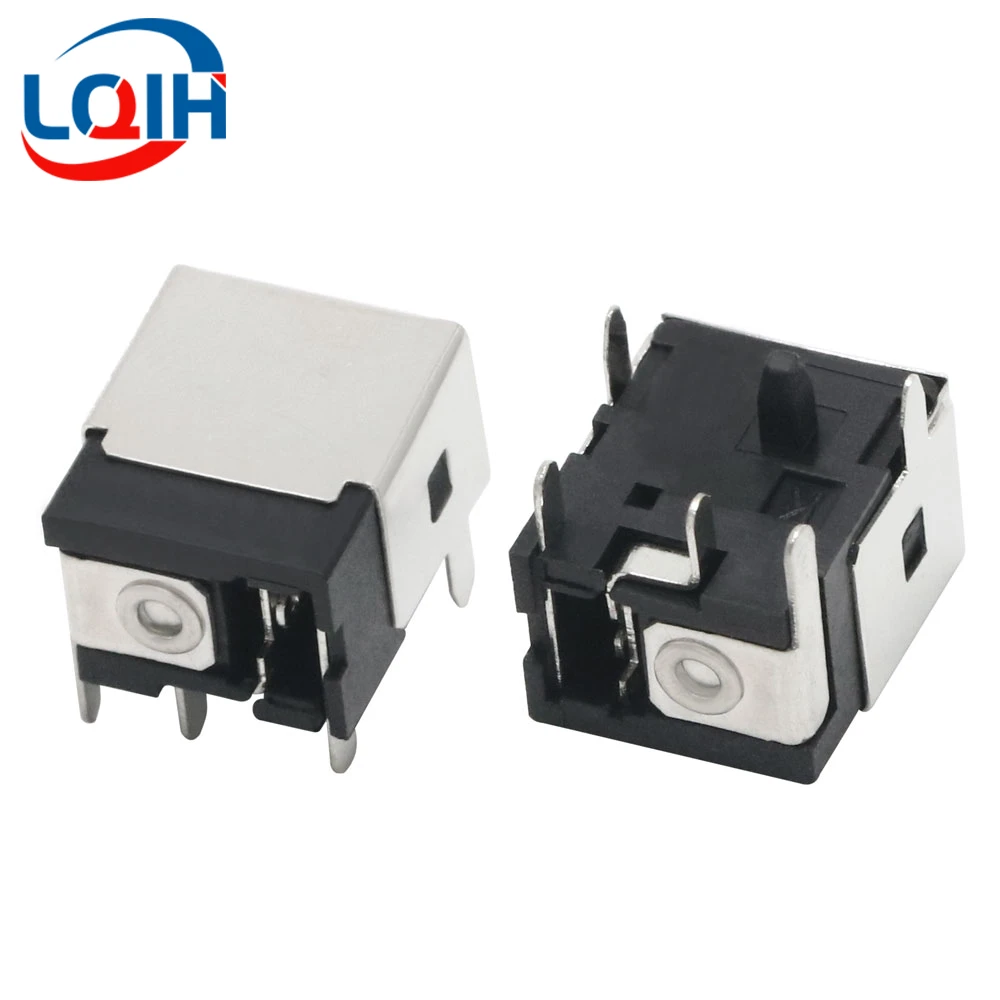 10Pcs DC-044A 5.5x2.1mm DC Power Female Socket Supply Connector 5.5*2.5mm 5 Pin Panel Mount Jack Plug Adapter Connectors