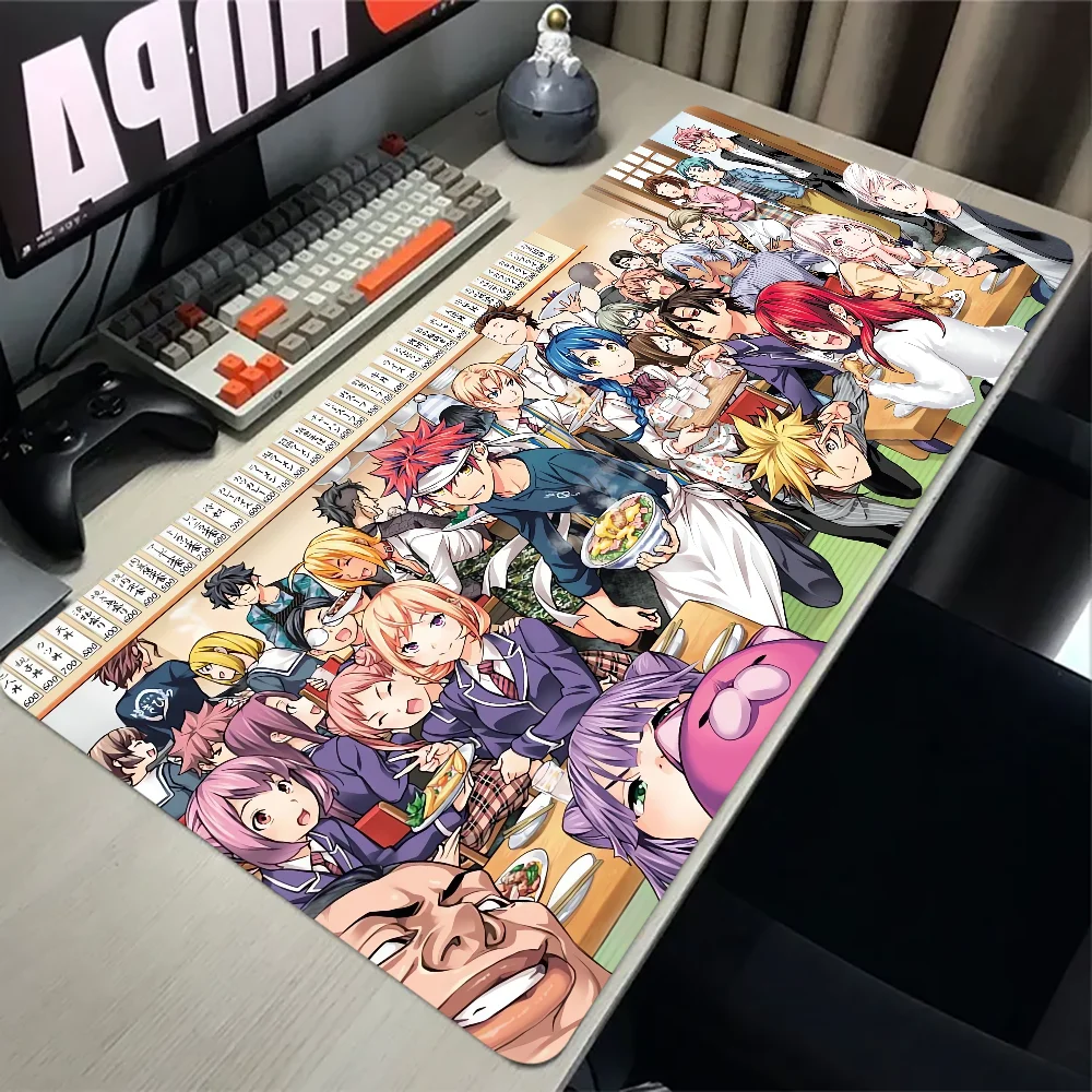 

Food Wars Shokugeki no Soma Mouse Pad Mats Megumi Tadokoro Computer Mouse Mat Gaming Gamers Fangs Mousepad Keyboard Games Gamer