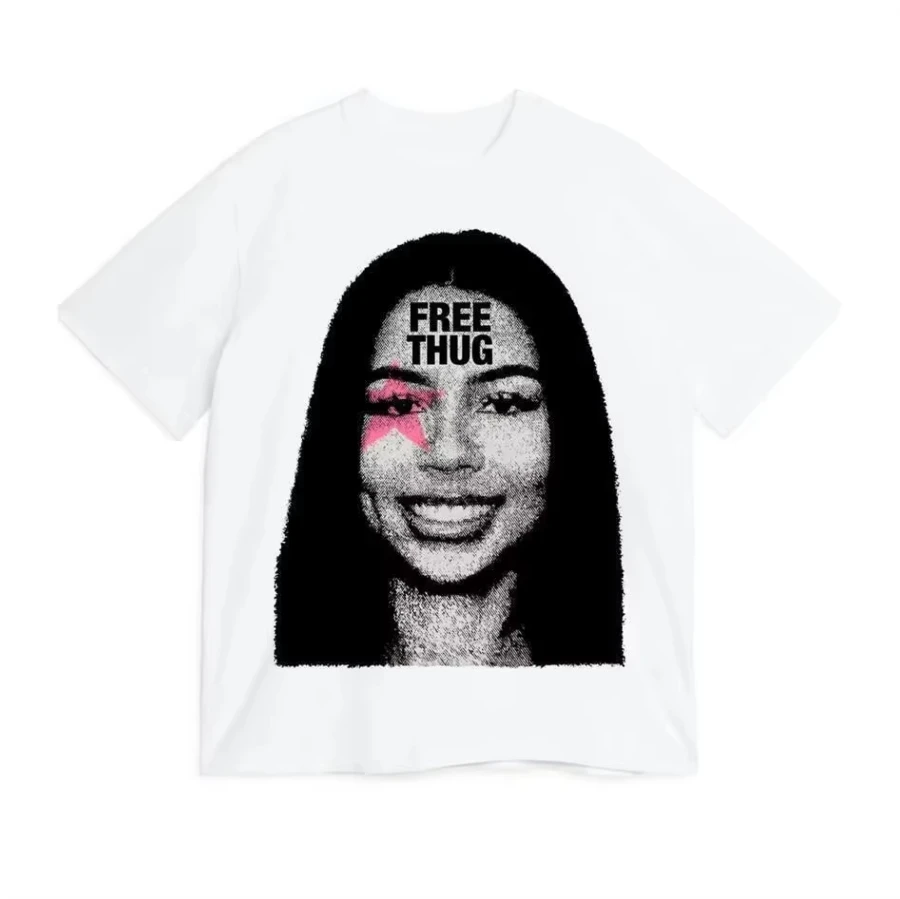 Women T-Shirt Mariah The Scientist Free Thug Rapper Star Fashion Cotton Tee Shirt Short Sleeve T Shirts Round Collar Clothes