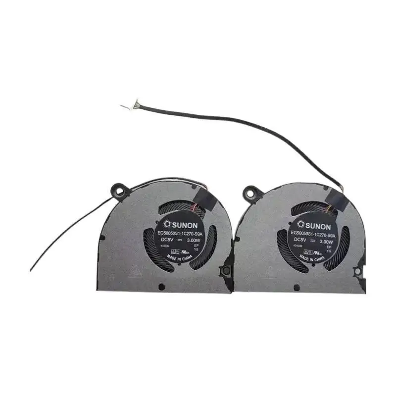 

Новый оригинальный вентилятор охлаждения процессора и графического процессора ноутбука для 2023 Aspire Vero AV15-53P Sunon EG50050S1-1C270-S9A dc5v 3,00 Вт dc2800152s0 [bb]
