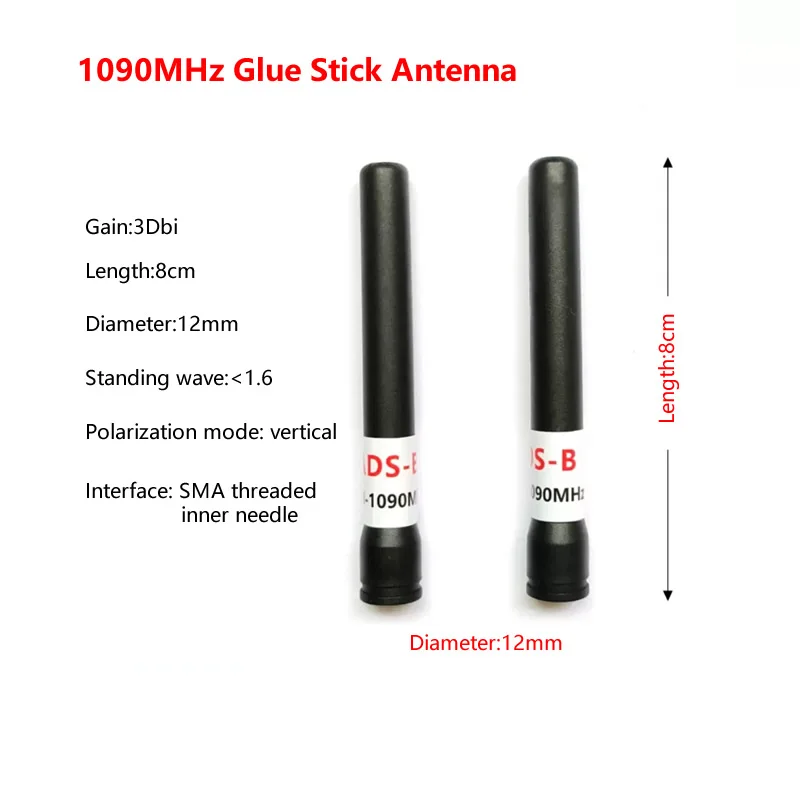 1090MHz Glue Stick Antenna ADS-B Antenna|SMA Internal Thread Needle 3Dbi/5Dbi