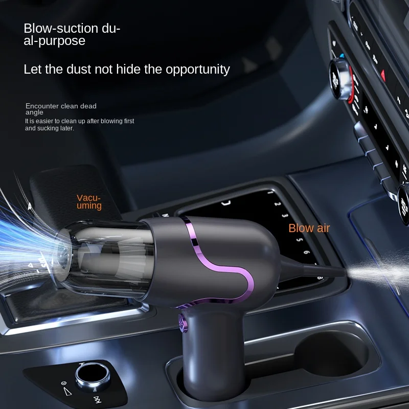 Portable Handheld Vacuum 5000Pa Cordless Car Vacuum Cleaner With Brushless Motor 4 In 1 For Keyboard, Home, Pet And Car view 5