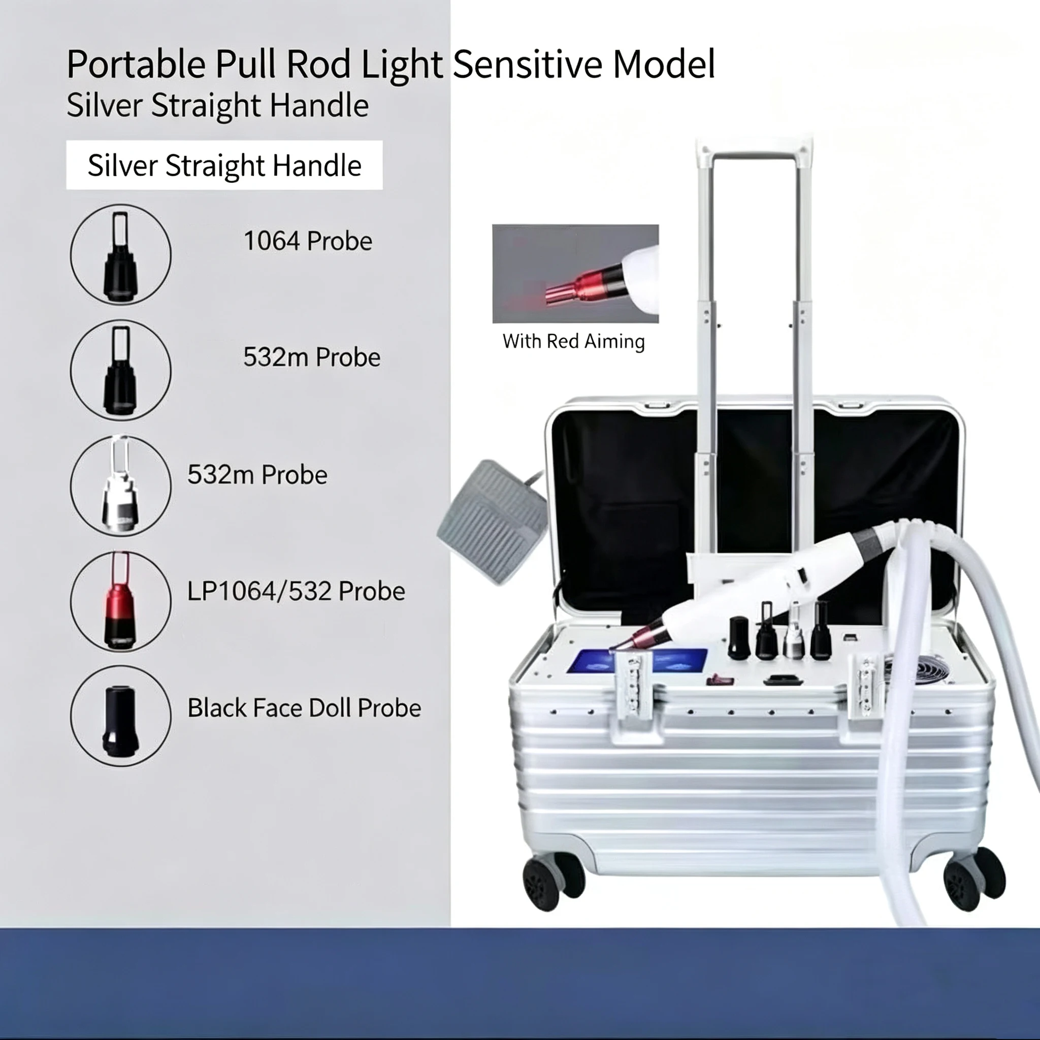 New Multifunctional All-In-One Portable Suitcase Style Cleaning And Skin Beauty Salon Specific Beauty Device