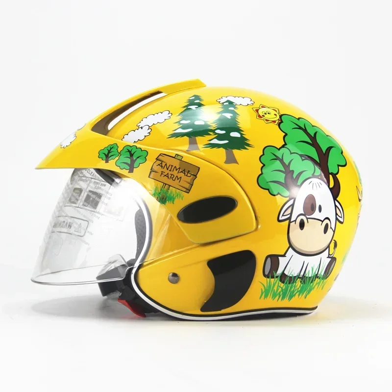 3 year old motorcycle helmet Children's Motocross Motorcycle Motor Helmet Comfortable Motos Protective  carton Safety Helmets For Kids 3~9 years old child