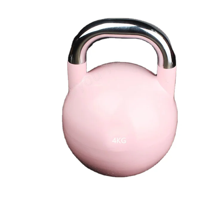 Home Gym Kettle Bell Gym Workout Fitness Equipment Competition Kettle Bell Painted Cast Iron Kettlebell free weights