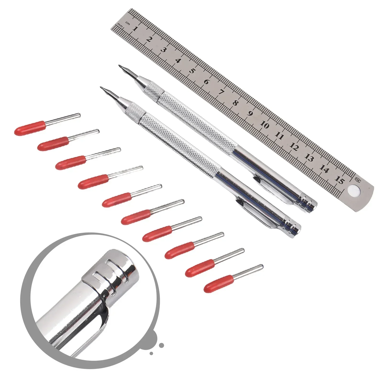 

Marble Carbide Scriber Package Content Reliable And Efficient Replacement Pen Tips Specifications Strong Magnetic Head