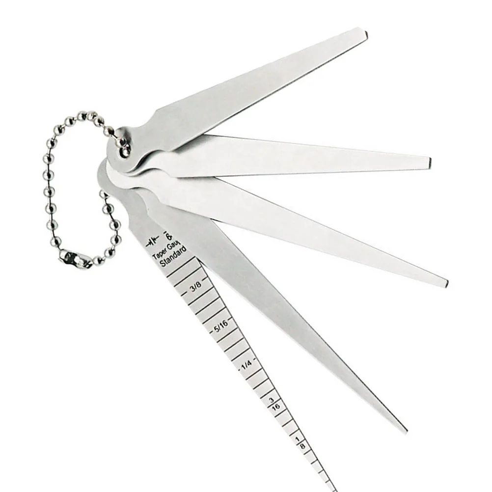 

Stainless Steel Taper Gauge 10mm Precision Measuring Tool Welding Aperture Gauge Small Size Lightweight Practical Use