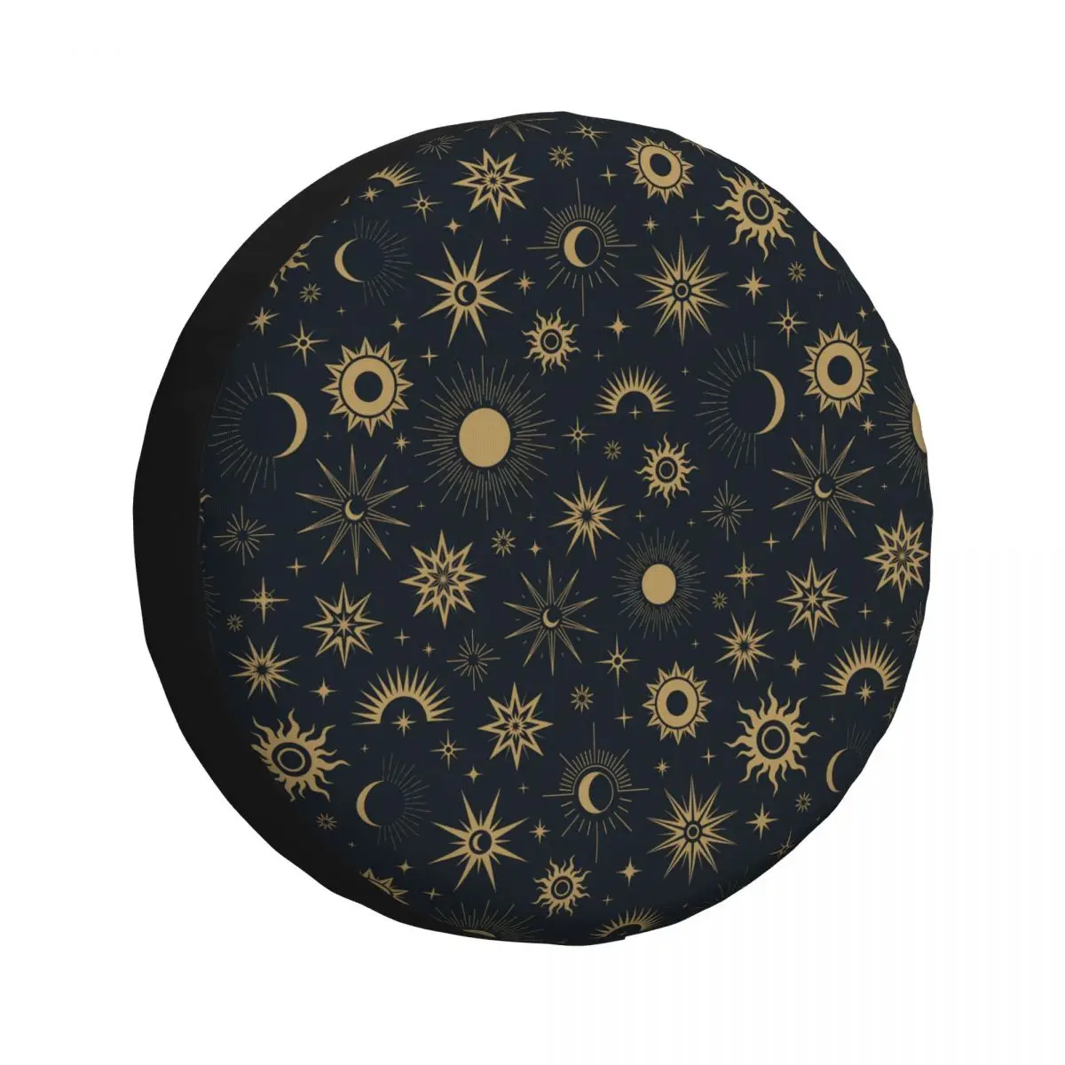 Mysterious Galaxy Sun Moon Stars Spare Tire Cover for Jeep Pajero SUV RV Car Wheel Protectors Accessories 14