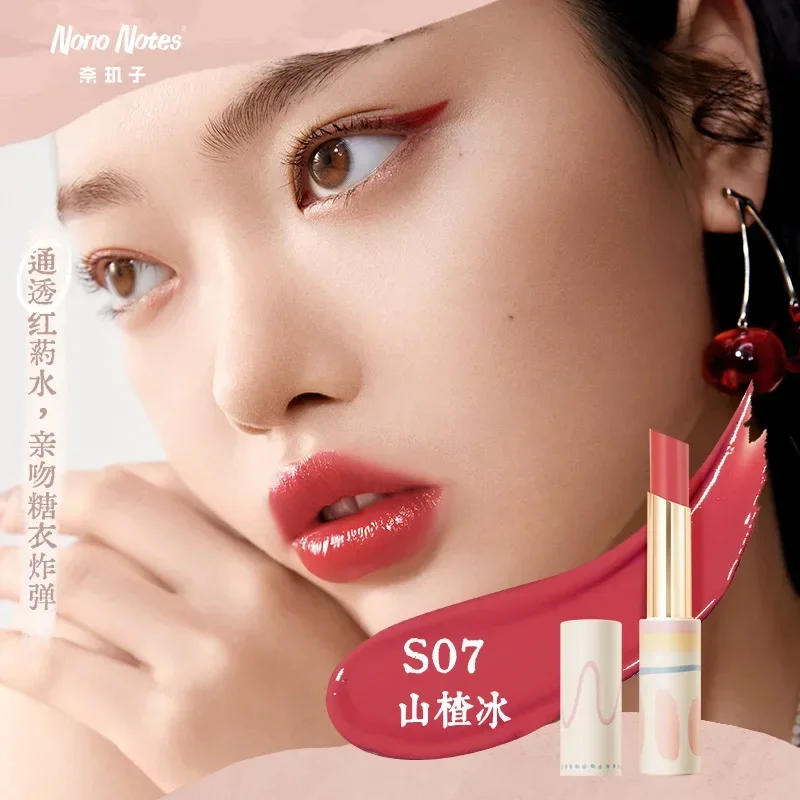 Nono Notes Lipsticks Moisturizing Glitter Lip Gloss Long Lasting Mirror Lip Glaze Korean Makeup Rare Beauty Lip Balm Cosmetics