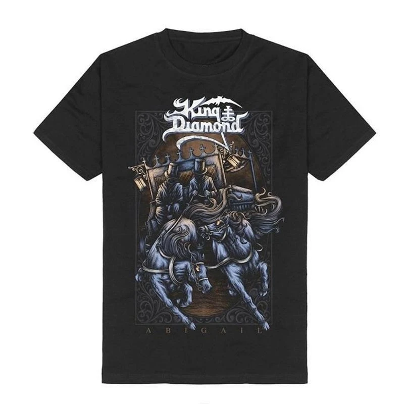 1980: King Diamond, The Diamond King, Dark Music Atmosphere, Punk Rock Band, T-shirt met korte mouwen