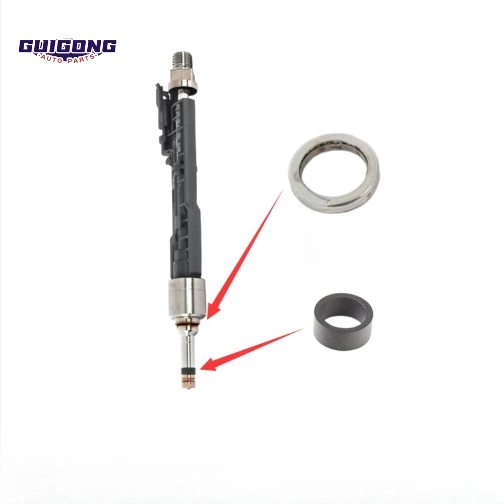 GUIGONG Fuel Injector Locking O-Ring Seal for BMW E90 E92 F30 F35 GT 320 328 335 Car Accessories