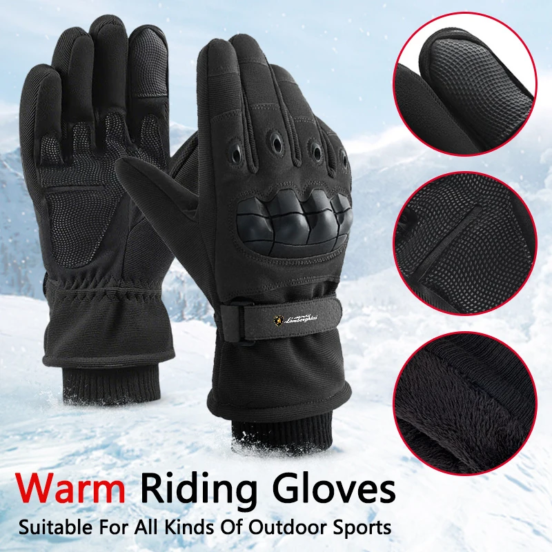 

Sticker Winter Motorcycle LOGO Gloves Waterproof Rainproof Cover Windproof Warm For Lamborghini Urus Huracan Aventador Premium