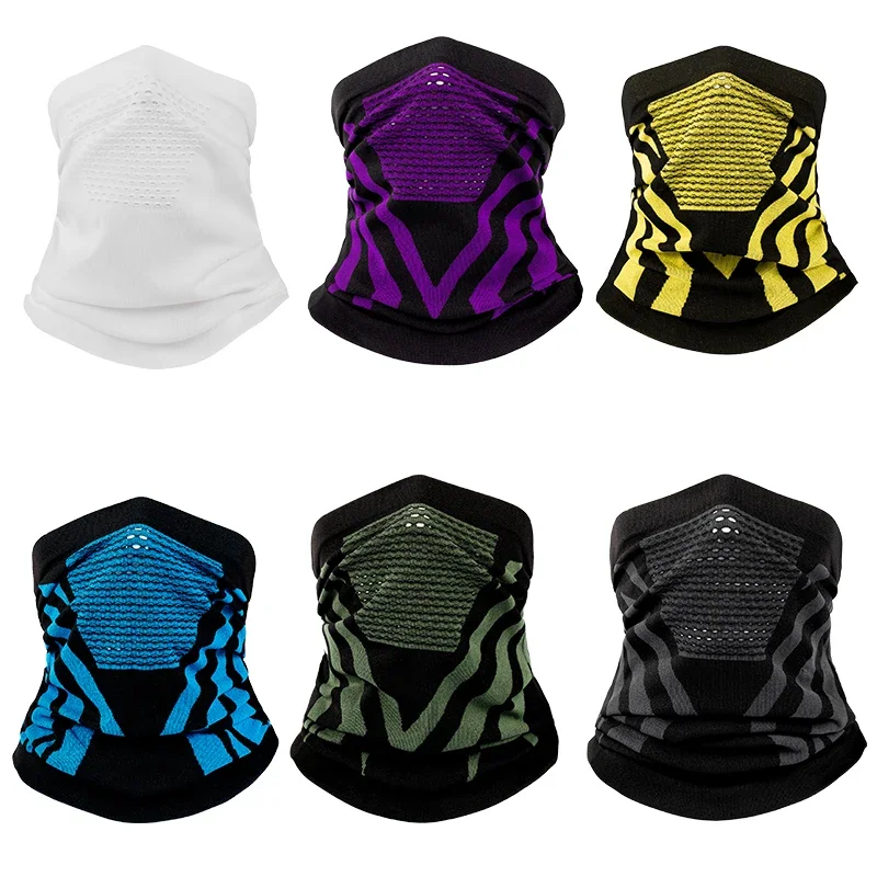 Hiking Face Mask Bandana Neck Warmer Gaiter Bicycle Cycling Ski Tube Scarf Breathable Running Hunting Biker Men Women Summer