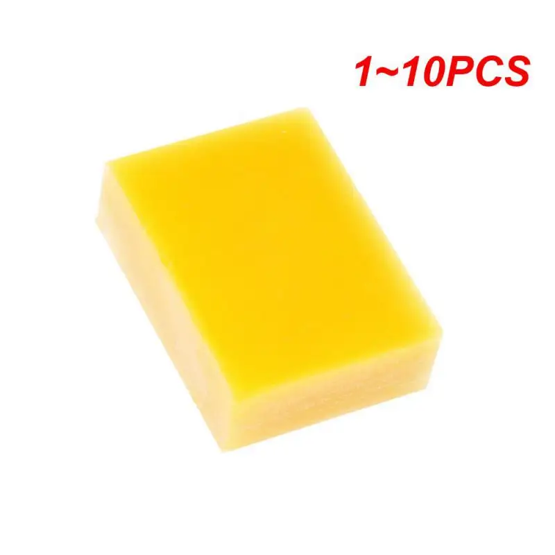 1~10PCS Beeswax Pure Natural Wood Furniture Floor Polishing Seasoning Beewax Wood Care Wax Leather Maintenance Waxing Home