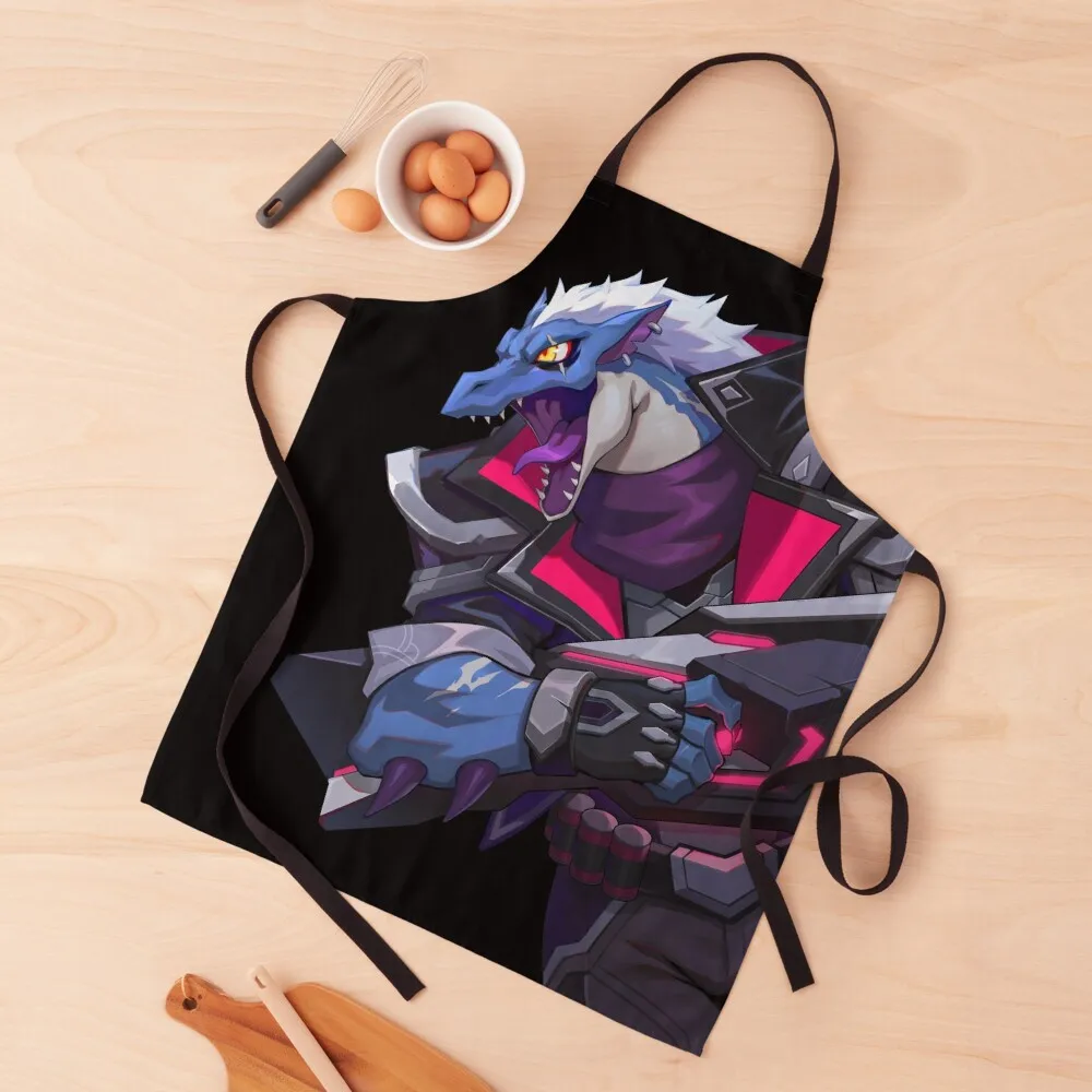 Drek_ar Omega Strikers Apron Woman Kitchens Home Utensils Apron