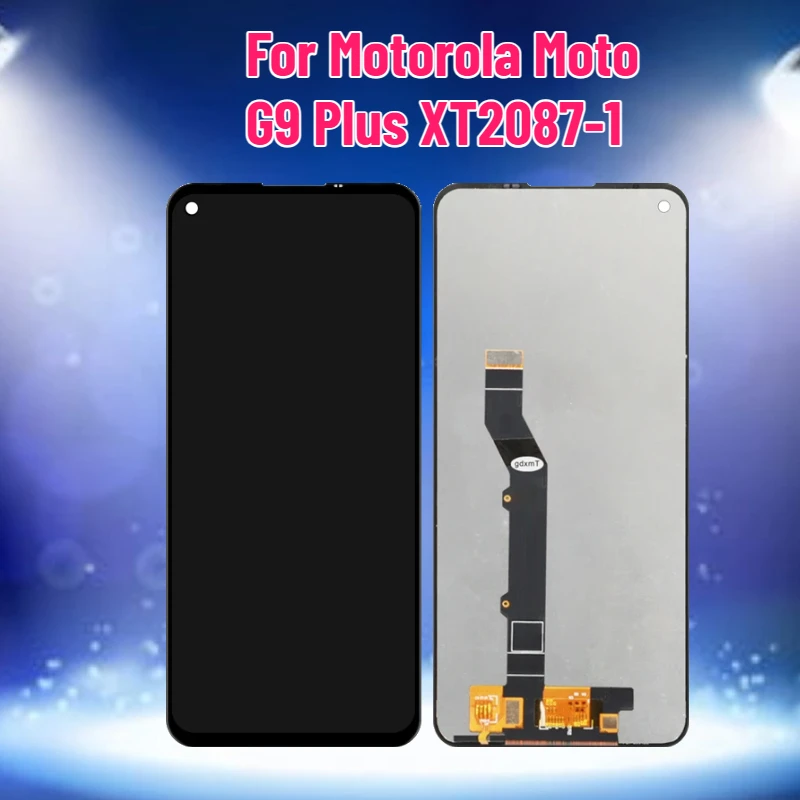 

Новый 6,81-дюймовый ЖК-дисплей для Motorola Moto G9 Plus, сенсорная панель, дигитайзер в сборе для G9 Plus XT2087-1, замена экрана