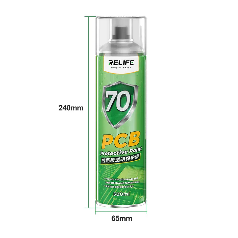 RELIFE 70 Circuit Board Protective Paint for Circuit Board Cable Repair Insulation Anti-short Circuit Protection Paint Tools