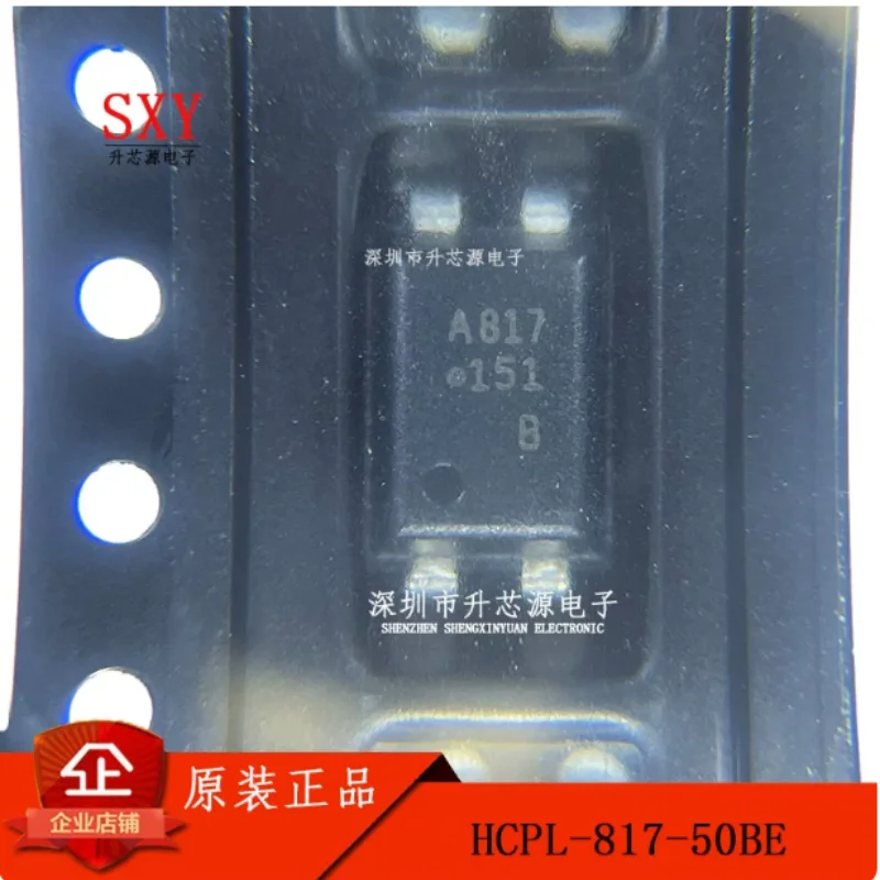 Original HCPL-817-50BE HCPL-817 silk screen A817 SOP-4 transistor optocoupler