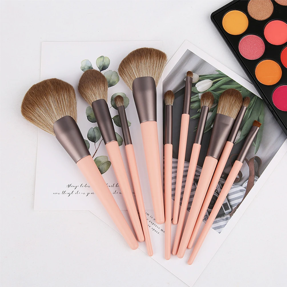 Private Label Makeup Brushes Set Custom Logo Eyelash Eyeshadow Eyebrow Eyeliner Foundation Highlight Lips Brush Makeup Wholesale