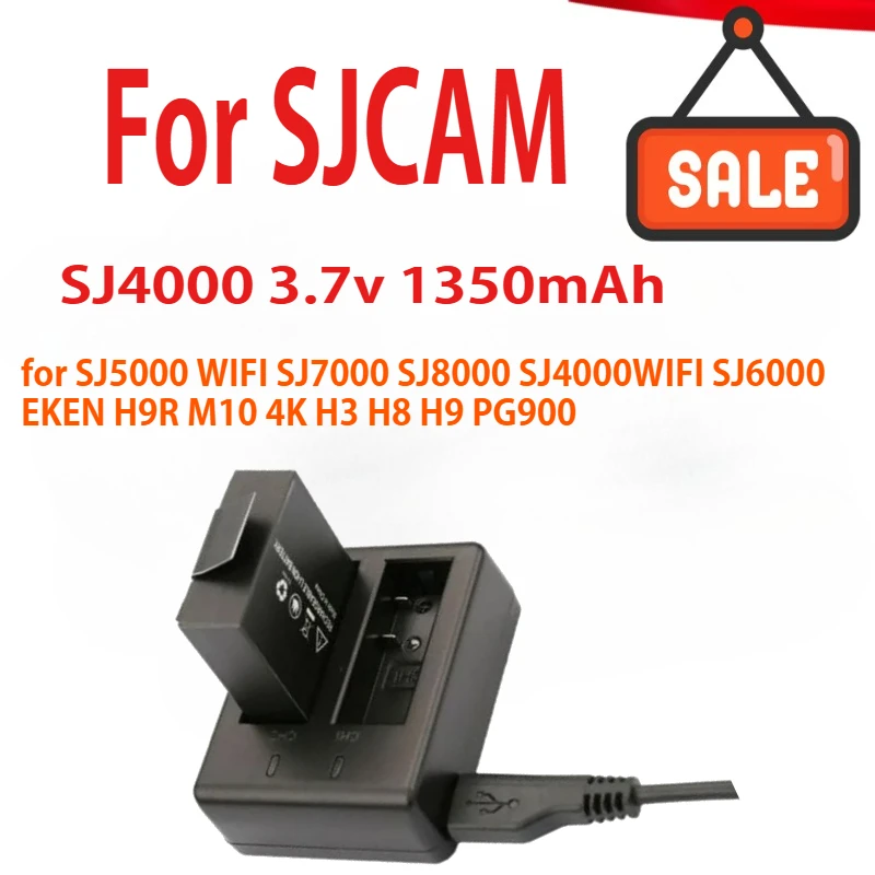 1350Mah SJ4000 Bate… - image