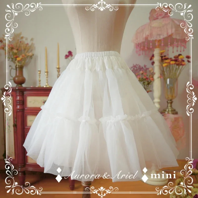 [AA Lolita Fashion]Aurora Ariel~Lolita Fashion 45cm A Line Mini Petticoat