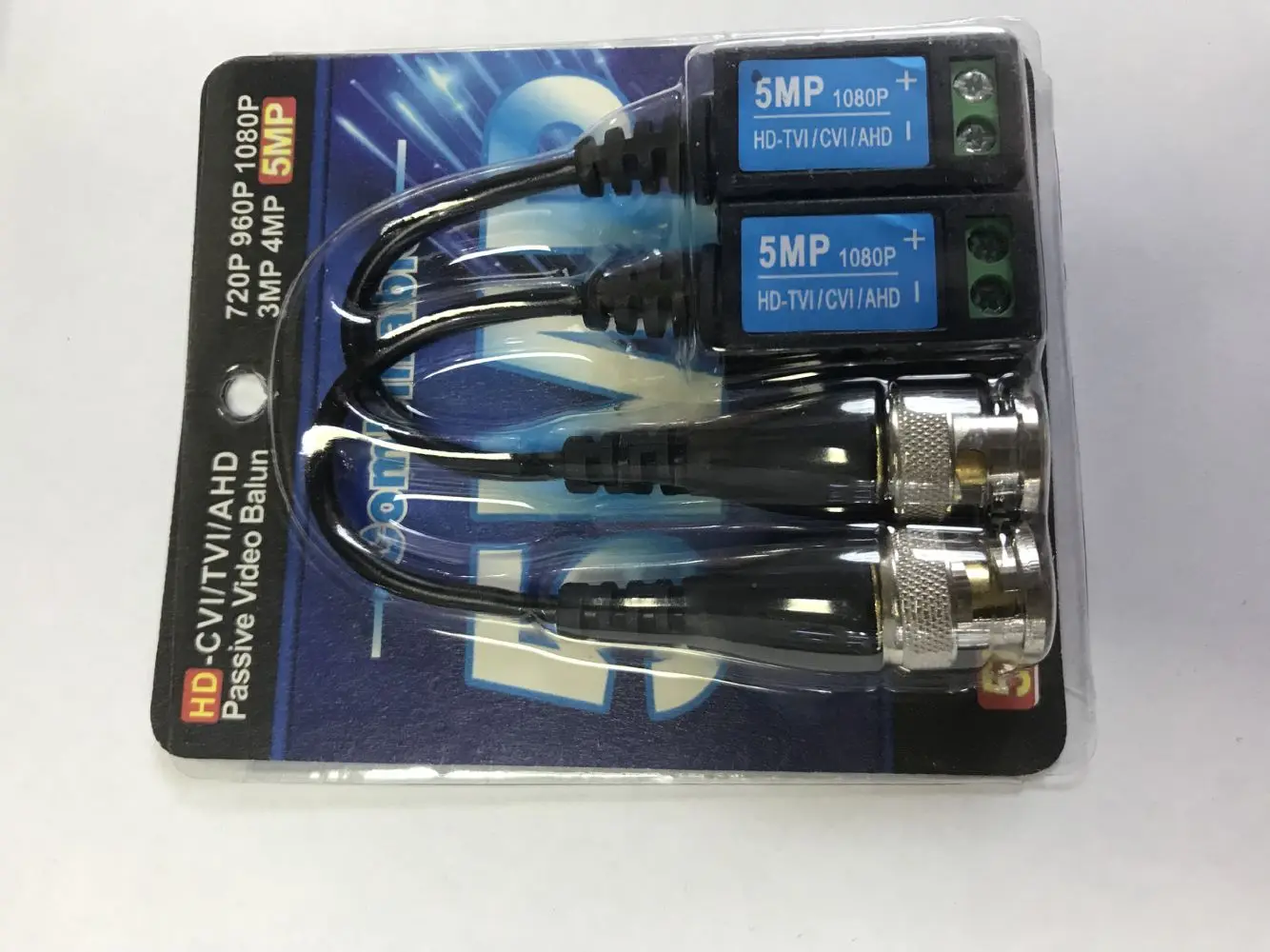 5MP HD CCTV Twist Pair Passive Video Balun UTP bnc transciver