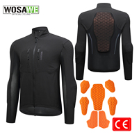 WOSAWE Men's Motorcycle Racing Jacket Off-Road CE Protective Gear Windproof Motocross Armor Body Protector Racing Equipment