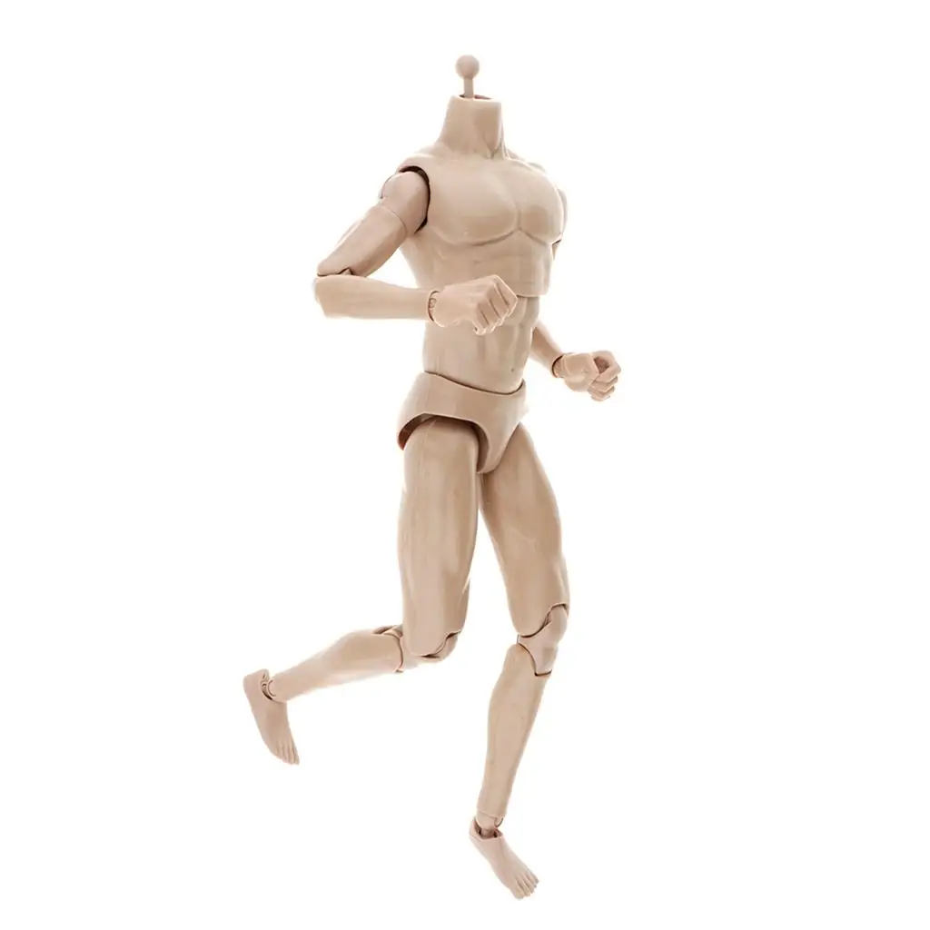 1/6 cuerpo de hombro estrecho masculino 12 "cuerpo masculino modelo figura 28cm
