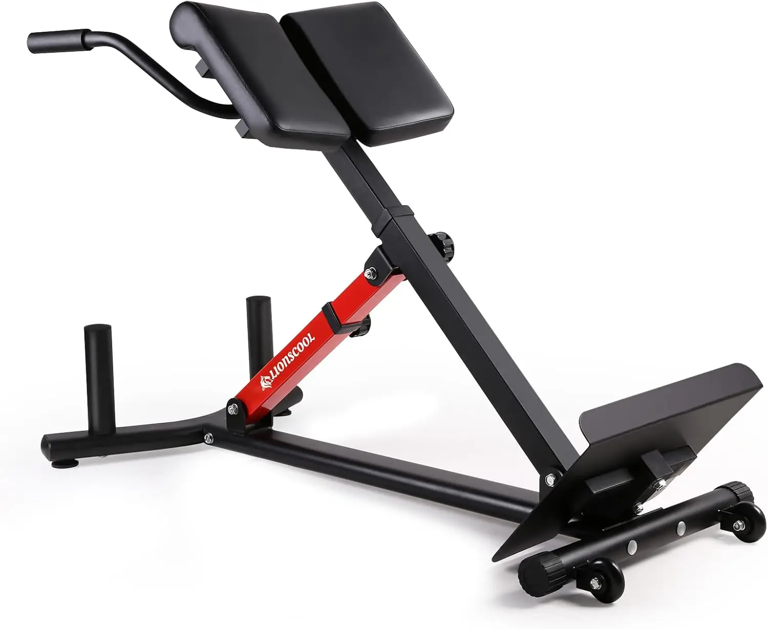 

Heavy-Duty Adjustable Roman Chair Back Extension Bench with Multiple Adjustment Functions- Hyperextension Bench Perfect for Home