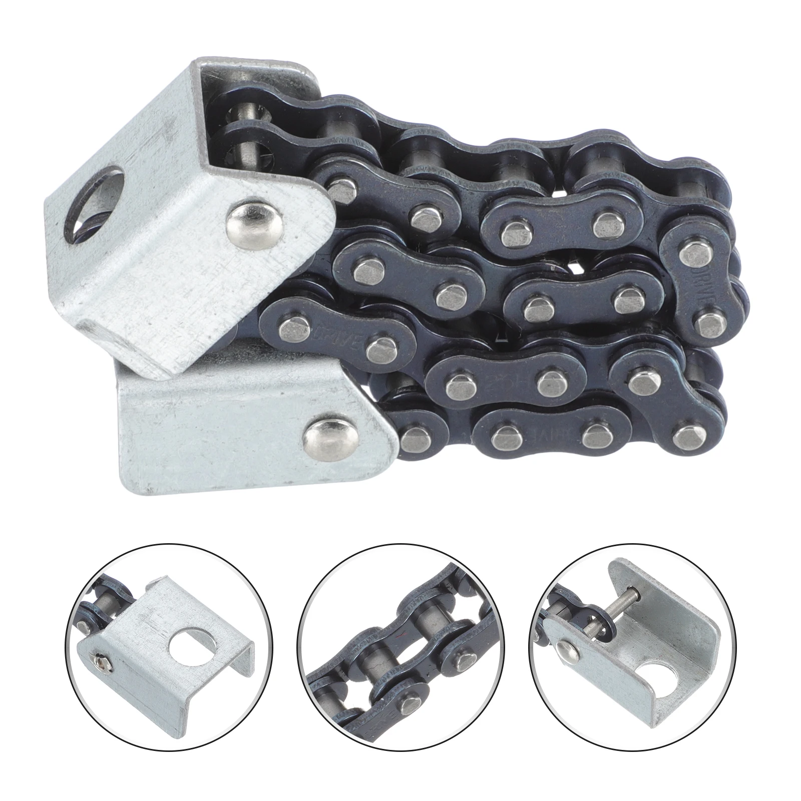 

Double Chain Hammer Kick for Drum Pedal Chain Durable Replacement Parts Wear Resistant Long Lasting Professional Music