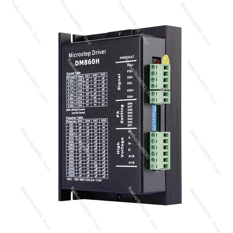 

86 Stepper Motor Driver Hybrid Two-Phase Digital DM860H Upgraded Edition with Fan AC DC