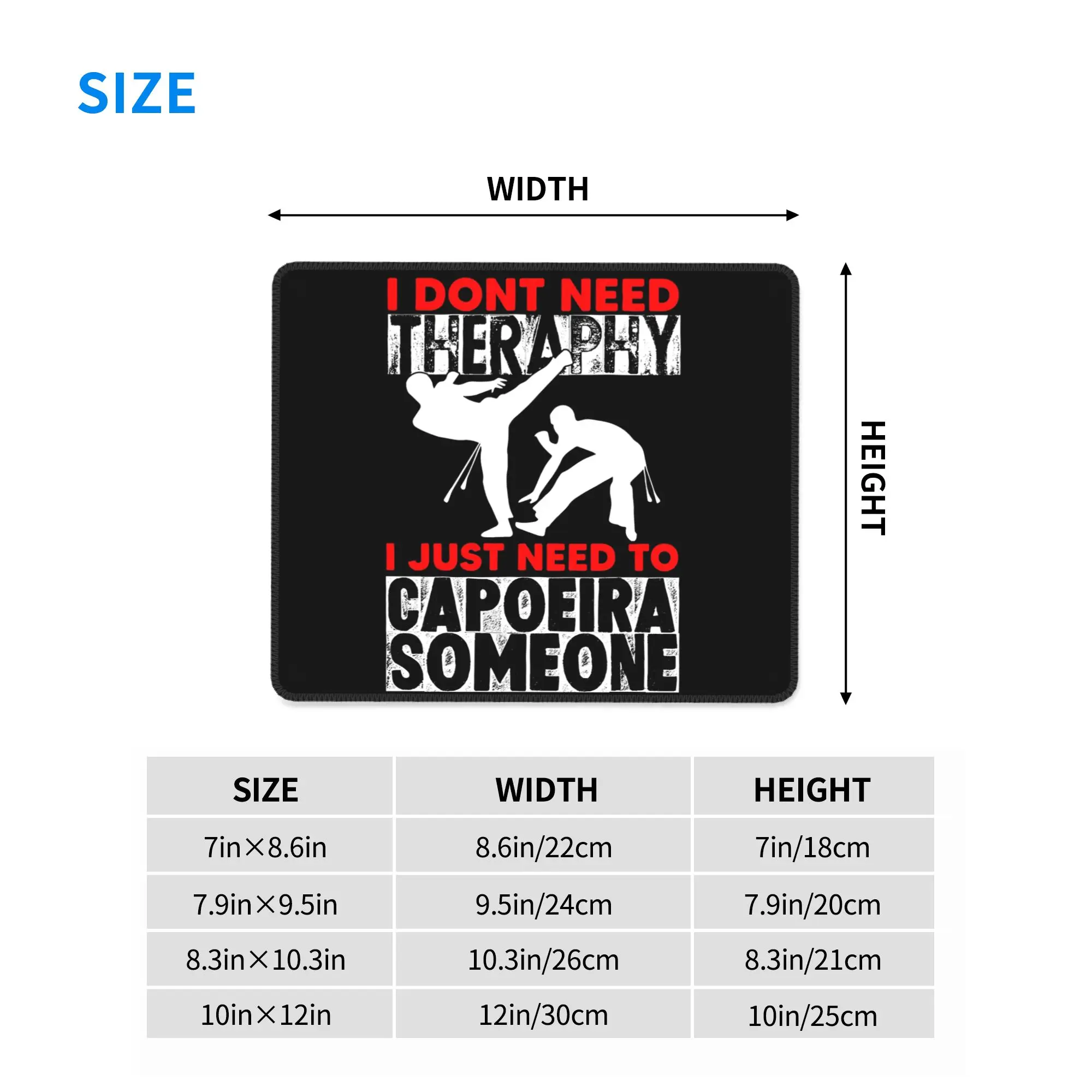 Capoeira Movements Capoeirista Brazilian Martial Mouse Pad Computer Keyboard Mouse Mat Gaming Laptop Desk Mat Office Table Mats