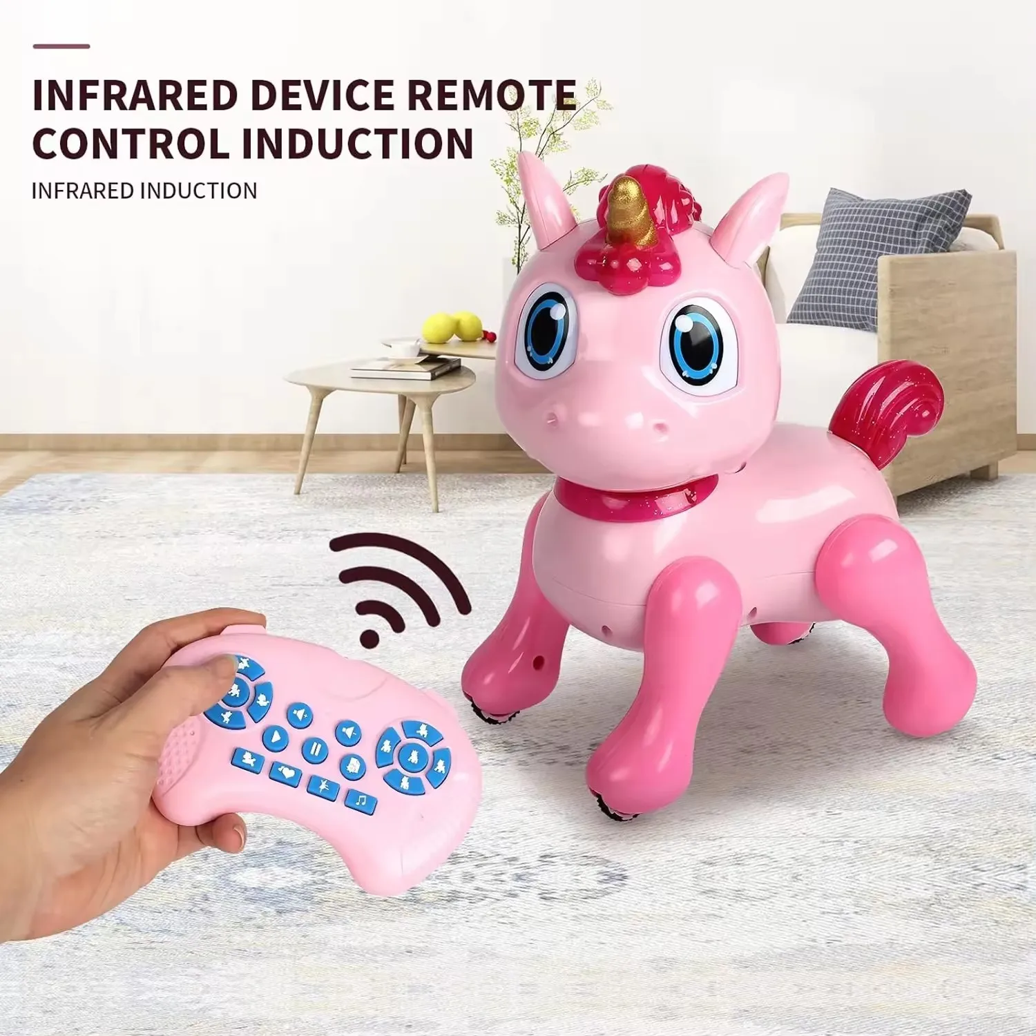 Hot Sale Smart RC Robot Unicorn Education Toys Kids Gifts Intelligent Remote Control Robot Unicorn toys For Children Gifts