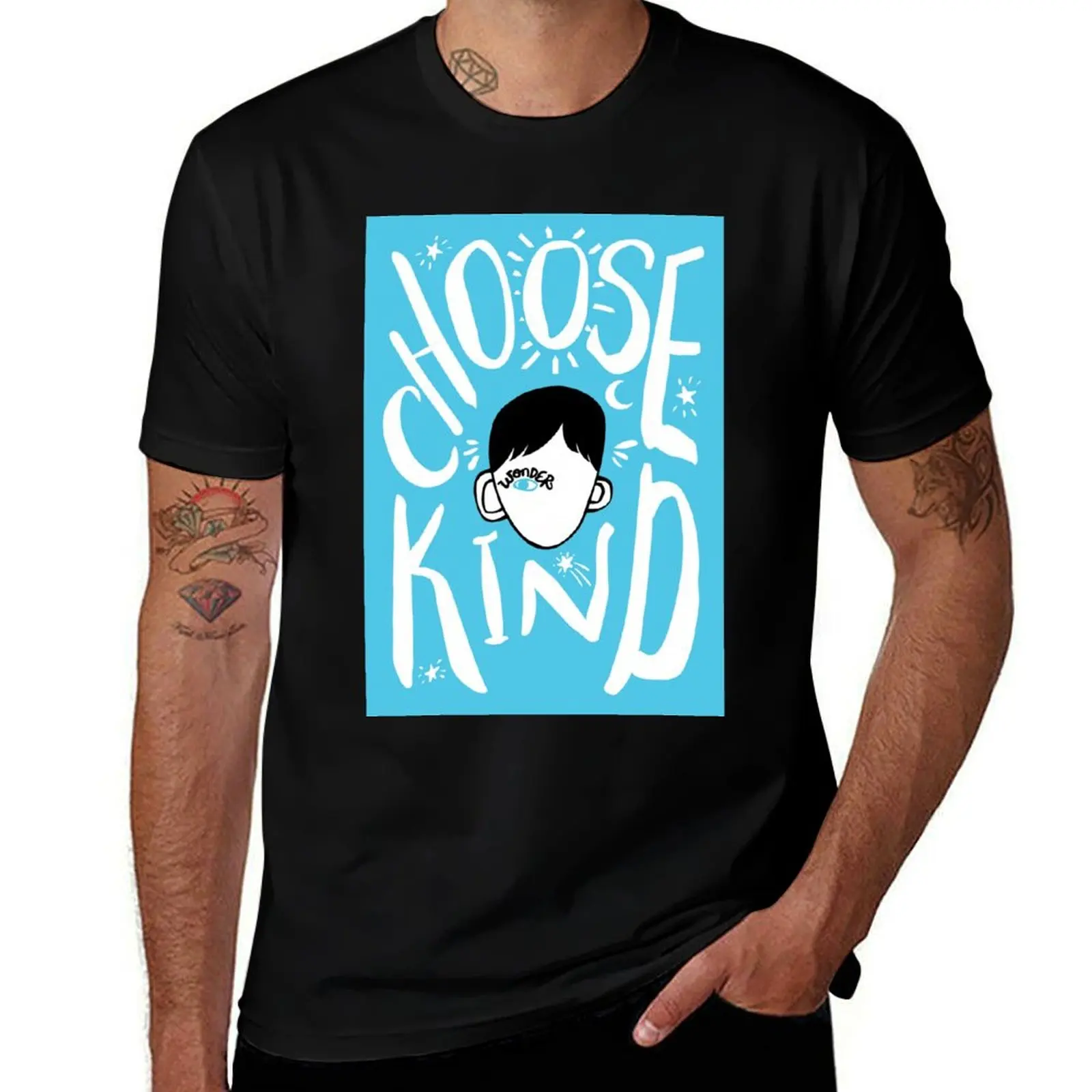 Wonder Choose Kind T-Shirt blanks man clothes oversized graphic tee sports fans mens plain t shirts