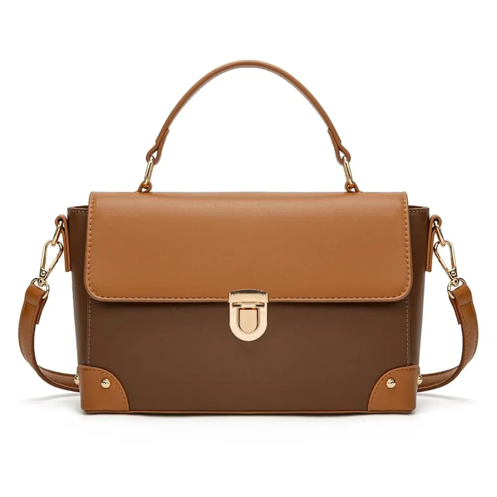 Small Crossbody Purse for Women Elegant Top Handle Designer Square Bags