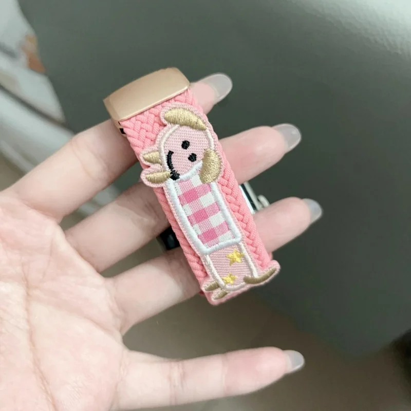 Korea 3D Cute Puppy Magnetic Band For Apple Watch 10 9 8 7 6 SE 5 4 Stylish Women Strap For iwatch 46mm 42 41mm 49 45 40 44 Gift