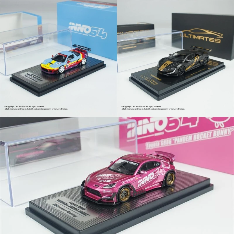 

[Предпродажа] INNO 1:64 NSX (NA1) / GR86 PANDEM ROCKET BUNNY / YANGWANG U9 Black APA xpo 2025 Event Edition Литая под давлением модель автомобиля