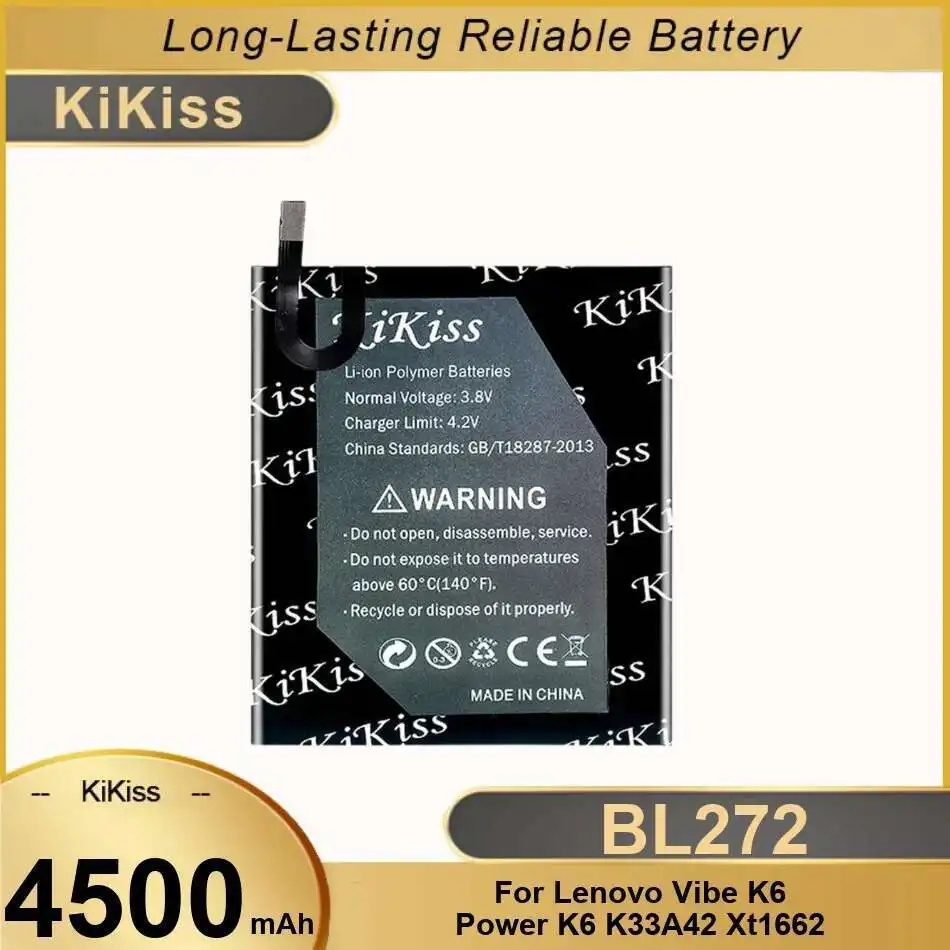 

Mobile Phone Battery High Capacity 4500Mah For Lenovo Vibe K6 Power K33A42 XT1662 Not K33a48 K33b36 K33b37 BL272