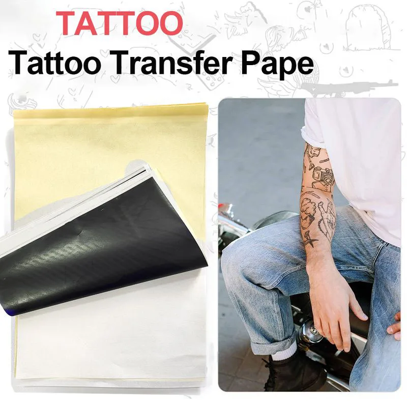 

10/15/100pcs Tattoo Transfer Paper Transfer Stencil Paper Tattoo Copier 4 Layers A4 Size Tool for Tattooists Tattoo Supplies