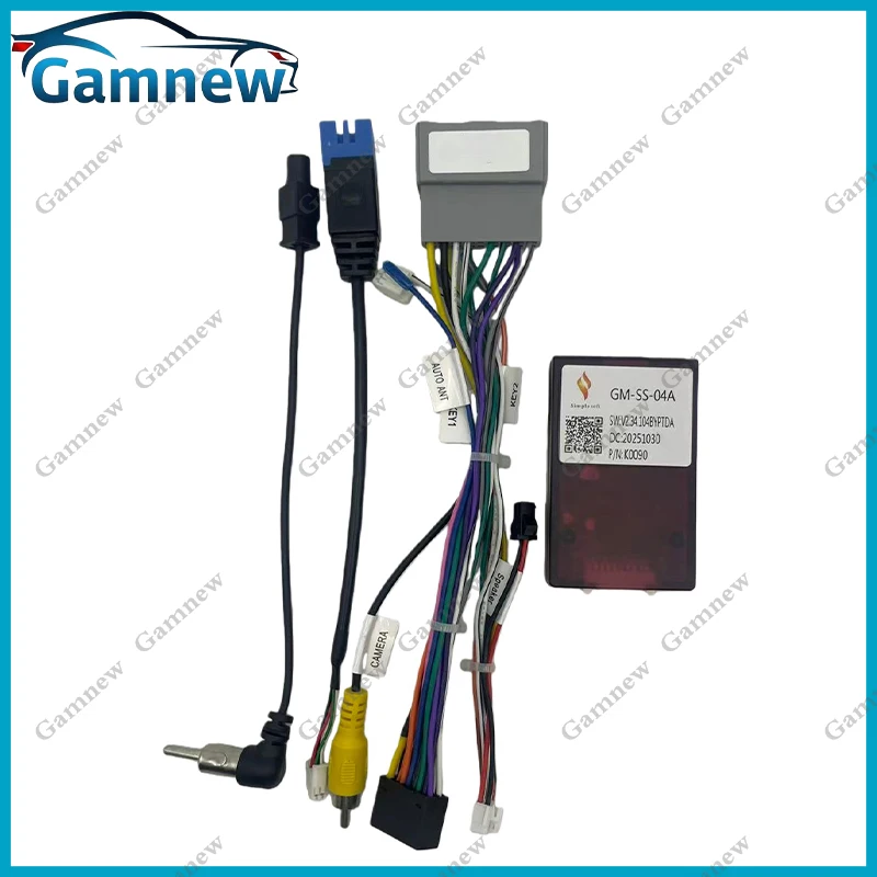 Car Audio 16pin Wiring Harness Wire Cable For Chevrolet Spark 2019-2021 Stereo Installation Wire Adapter